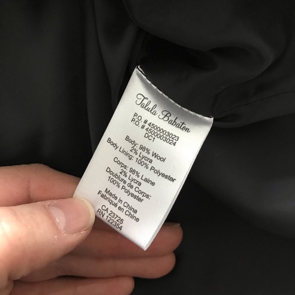 EUC Aritzia talula black wool skirt - Picture 3 of 3